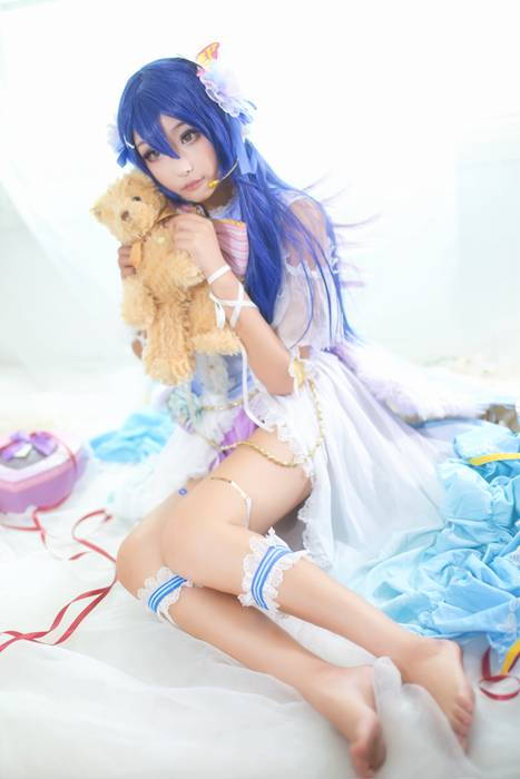 [国内Cosplay]ID0134 [CosPlay] 2015.10 No.234 Love Live!园田海未白色情人节 [18P136M]