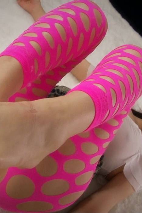 [legsjapan视频完美版]ID0056 2013.10.02 LegsJapan Hot Pink Hole Leggings{Yuu Kazuki}--性感提示：丝丝诱惑娇媚宅男最爱夜店诱惑狂野