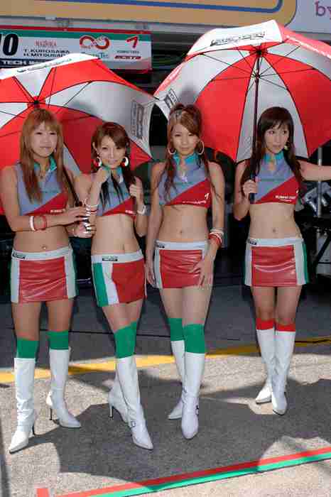 [RaceQueen紧身裤赛车