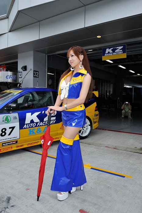 [RaceQueen紧身裤赛车