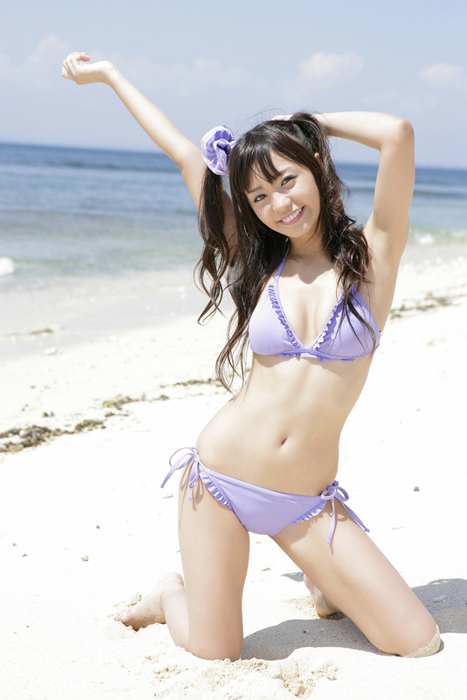清新美女比基尼湿
